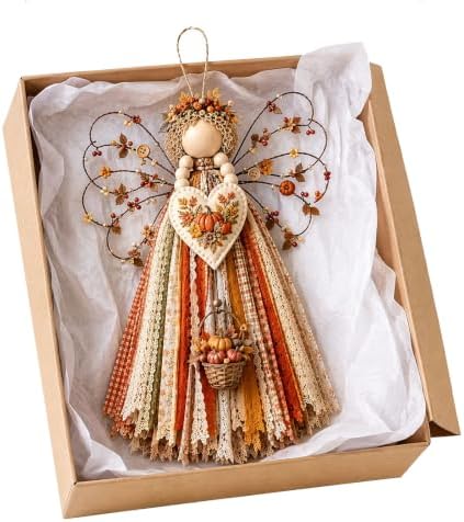Angel Fabric Hanging DIY Kit Macrame Wall Weaving Craft for Adults - Image 7