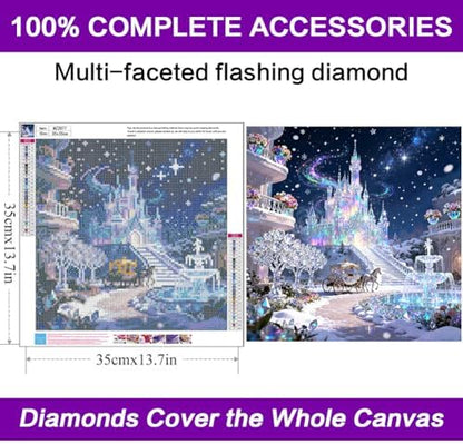 Diamond Art Kits for Adults, Castle Diamond Art Painting Kits for Adults - Image 3