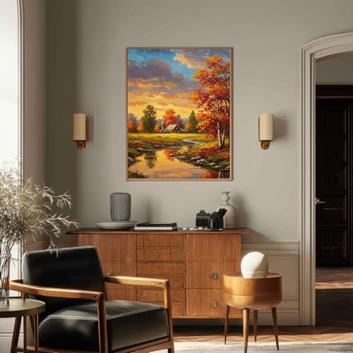 Paint by Numbers Kit for Adults Landscape, Adult Paint by Number 16x20 Inch - Image 2