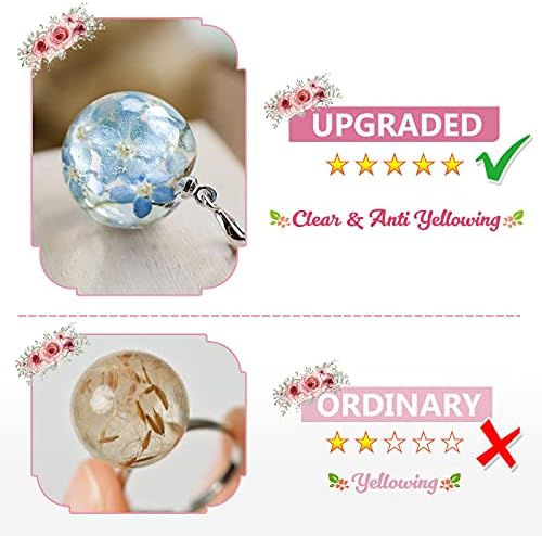 YIEHO 300g UV Resin Kit with Light-Upgraded Crystal Clear Hard UV Curing Premixed Epoxy Resin Starter Supplies for Art Craft Beginner Jewelry Making with Lamp - Image 3