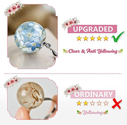 YIEHO 300g UV Resin Kit with Light-Upgraded Crystal Clear Hard UV Curing Premixed Epoxy Resin Starter Supplies for Art Craft Beginner Jewelry Making with Lamp - Image 3