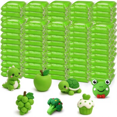 Air Dry Clay Bulk, Modeling Clay for Kids, 100 Pcs, Green by VioraWhite