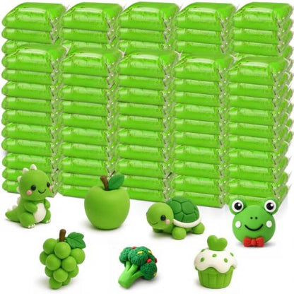 Air Dry Clay Bulk, Modeling Clay for Kids, 100 Pcs, Green by VioraWhite