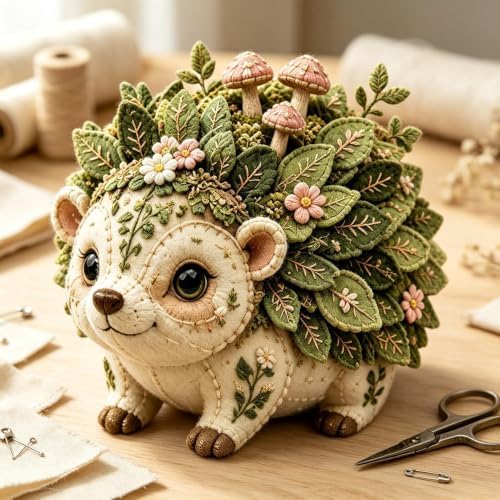 Handmade Sewing Craft Kit with Pre-Cut Fabric & Stuffing - Image 4