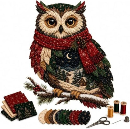 Northern Lights Wildlife DIY Patchwork Kit, Creative Fabric Craft (Red-Q) by Unknown