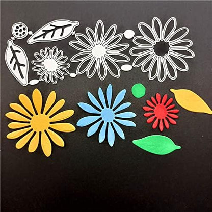 Flower Cutting Dies Metal Dies for Card Making Stamps Embossing Stencil Scrapbooking Album Paper DIY Crafts Decor (6 Pieces) by ZbFwmx