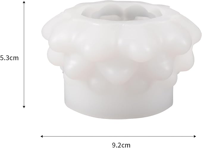 Lotus Flower Lotus Flower Resin Mold - Resin Casting Silicone Molds for Home Decor & Candle Making Wave Spiral Mold