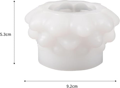 Lotus Flower Lotus Flower Resin Mold - Resin Casting Silicone Molds for Home Decor & Candle Making Wave Spiral Mold