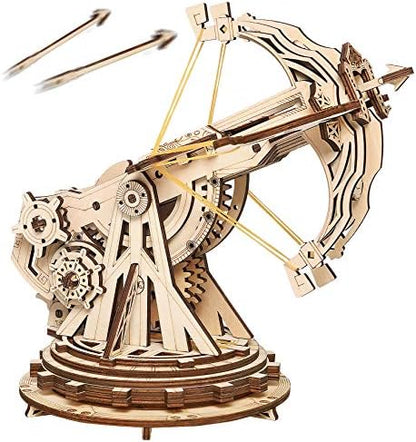 Rowood 3D Wooden Puzzles Catapult Kit for Adults, DIY Catapult Mechanical Wooden Model Kits Toys to Build for Adult, Cool Birthday Gift Choice by RowoodAssembleArtDecorateLife