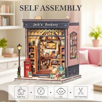 Fsolis Book Nook Kit, Jack's Bookery - Image 3