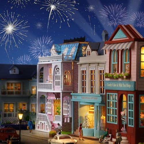 CUTEROOM DIY Miniature House Kit Wooden Craft Gift for Adult-Candy Cake - Image 5