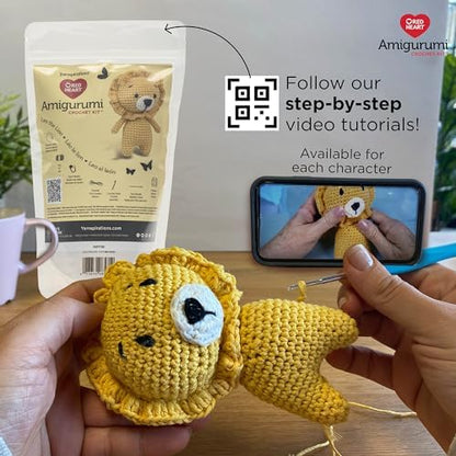 Red Heart Amigurumi Leo The Lion Kit - Image 3