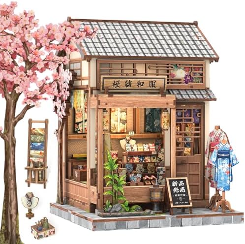 CUTEBEE Book Nook, DIY Miniature House Kit, Japanes Decor Booknook by CUTEBEE