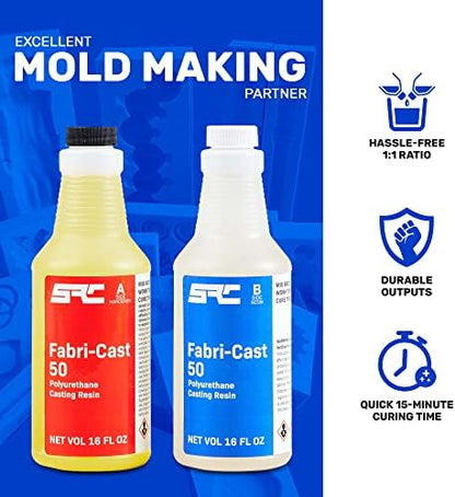 SPRESIN Fabri-Cast 50 Bright White Polyurethane Casting Resin, 32 Oz - Image 5