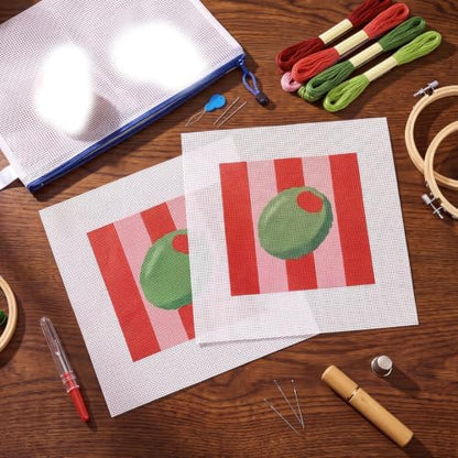 XunYee Needlepoint Canvas Kit, Martini - Image 4