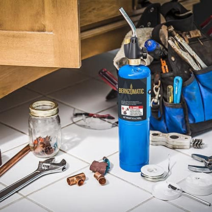 Bernzomatic FirePoint Creator Tool, Precision Flame Hand Torch for use with Bernzomatic MAP-Pro or Propane Fuel (Firepoint Tool + 3 Propane Cylinders) - Image 7