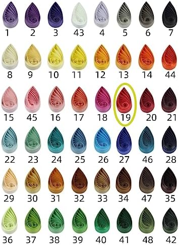 Quilling Paper Strips Red 3mm 5mm 10mm Quill Strip Scarlet Rolled Paper Filigree Strip Bright Red Curled Scroll Coil Paper Strip - 21inch Length (5mm-0.2inch) - Image 6