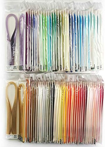 JUYA Quilling Strips Set 2880 Strips 72 Colors 3mm - Image 6