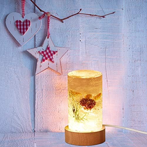 Honoson 3 Pcs Light Resin Mold Set, USB Base, 2 x 3.5 Inches, Column - Image 6