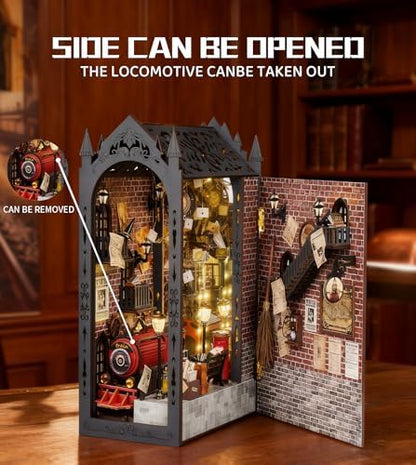 Spilay Book Nook Kit for Adults, Fantastic Miniature House Building Kit - Image 6