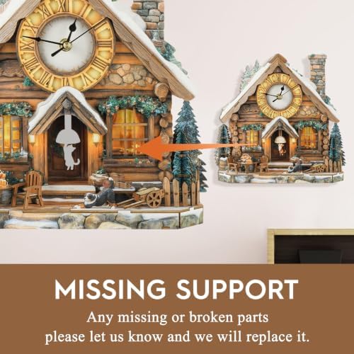 3D Wooden Puzzles for Adults-Wooden House Puzzle Clock-Adult Craft - Image 6