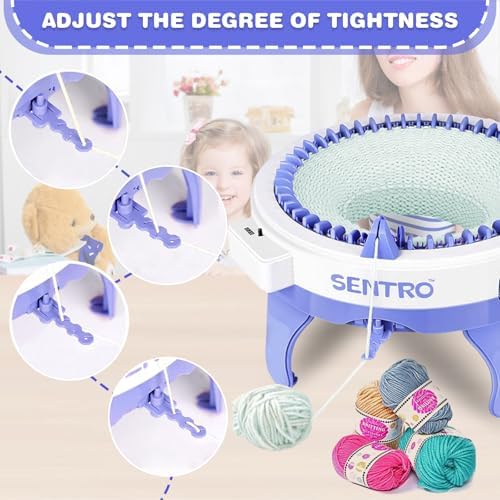 SENTRO Knitting Machine 48 Needles, Knitting Loom Machine with Row Counter - Image 5