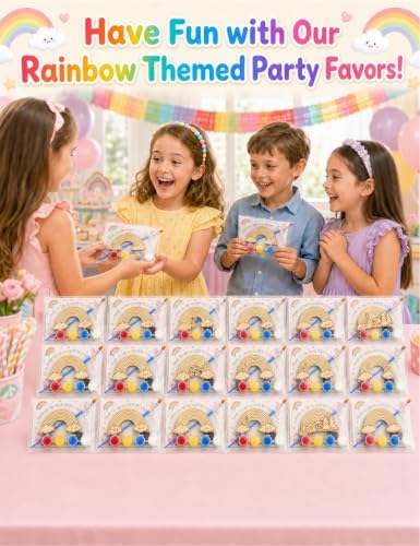 24 Set Rainbow Party Favors - Image 4