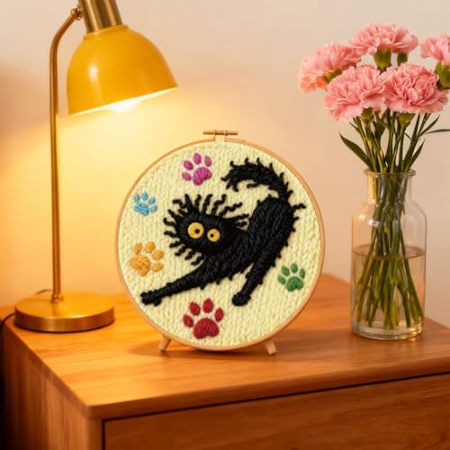 INFUNLY Punch Needle Embroidery Starter Kit for Beginner DIY Craft - Image 6
