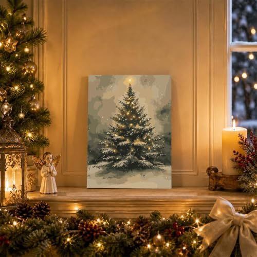 BAWKENTON Christmas Paint by Numbers Kits for Adults Beginner - Image 2