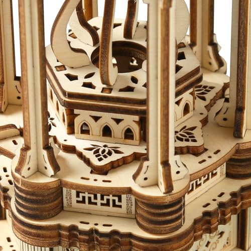 3D Wooden Puzzle for Adults, DIY Lantern Model Kit - Image 3