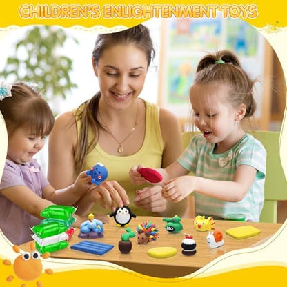 Air Dry Clay Bulk, Modeling Clay for Kids, 150 Pcs, Multicolored - Image 6