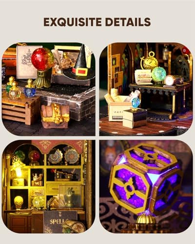 DIY Miniature House Kit Dollhouse Kit for Adults to Build Mini Magic House - Image 5