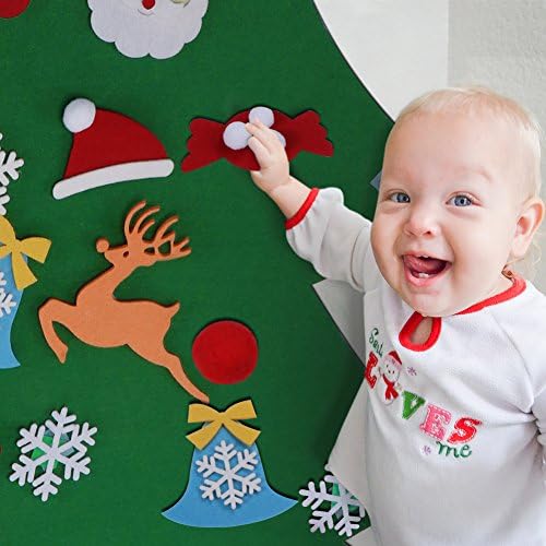 Aytai DIY Felt Christmas Tree for Toddlers, Hanging Christmas Decorations - Image 4