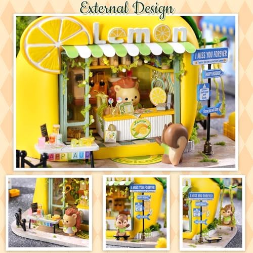 DIY Miniature House Kit with Furniture for Kids Teens Adults Aged 14+ - Image 5