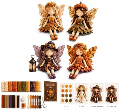 Fairy Patchwork DIY Collection (Pumpkin Fairies) - Image 2