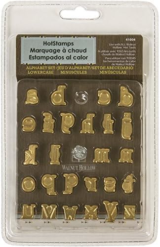 Walnut Hollow HotStamps Lowercase Alphabet Set for Branding and Personalization of Wood, Leather, and Other Surfaces - Image 2