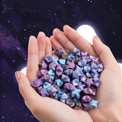1080 Sheets Starlit Sky Origami Star Paper Strips 16 Different Styles - Image 4