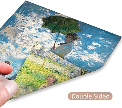 Origami Paper Kit 50 Sheets 6 Inch Square Double Sided Color 10 Vivid Colors for Hand Crafts Origami Paper Arts Creativity.Monet - Image 5