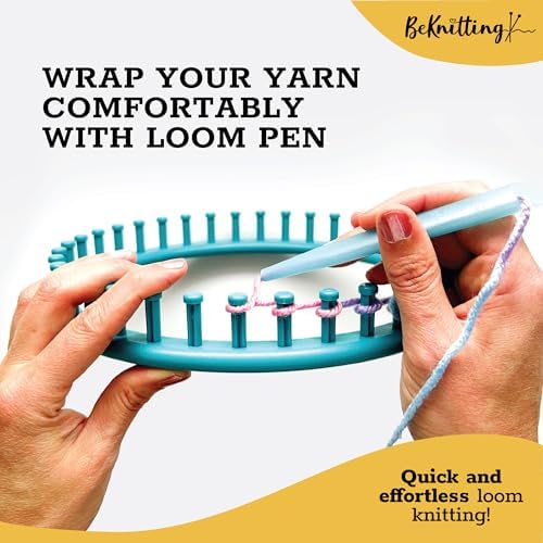 BeKnitting Loom Knitting Pen Tool & Crochet Hook for Beginners Adults & Kids - DIY Arts & Craft Tool - Image 4