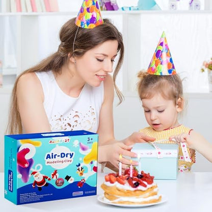 Aestd-ST Air Dry Clay 156 Colors, Modeling Clay for Kids, DIY Magic Clay - Image 6