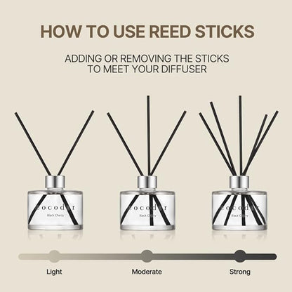 COCODOR Signature Reed Diffuser Set/April Breeze / 6.7oz /1 Pack/Home Fragrance Diffuser, Oil Scent Diffuser for Bathroom Shelf Decor