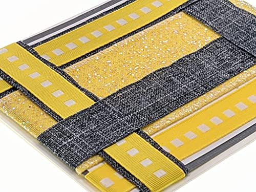 DIY Greeting Card Kit - Ribbon Cards - Handmade DIY Card Kits - Craft Kits for Kids & Adults - Card Making Kit, Thank You & Birthday Cards - Card Kit for 10 Project Card (Illuminating Ultimate Gray) - Image 2