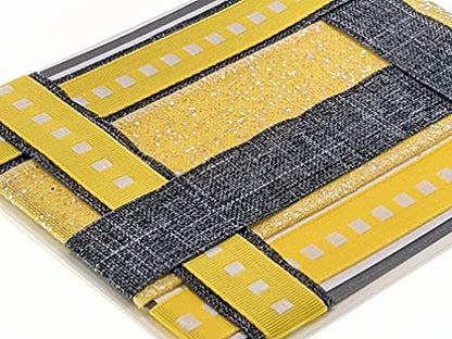 DIY Greeting Card Kit - Ribbon Cards - Handmade DIY Card Kits - Craft Kits for Kids & Adults - Card Making Kit, Thank You & Birthday Cards - Card Kit for 10 Project Card (Illuminating Ultimate Gray) - Image 2