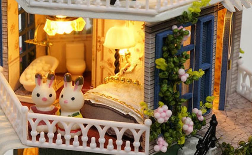 Wizardi Mini House Building Kit - Look for A Star DIY Dollhouse Kit - Image 2