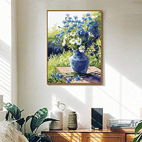 LSPBN DIY Acrylic Painting Kit, Paint by Numbers on Canvas - Number Painting & Flower for Kids Ages 8-12 Hobbies for Women, Adults Beginner - Image 2