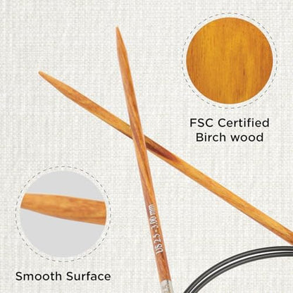 KnitPro Dreamz Fixed Circular Needles 40" (100cm) | US Size 2.5 (3mm) - Image 2