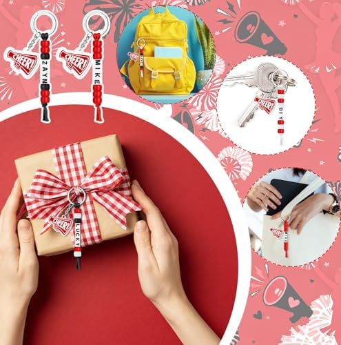 Suncalla 996 Pcs 24 Set Cheer Keychain Making Kit DIY Key Chain Crafts Gift - Image 5