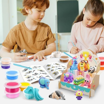 Drama Planet Air Dry Clay Kit for Kids, 26 Modeling Tutorials - Image 4