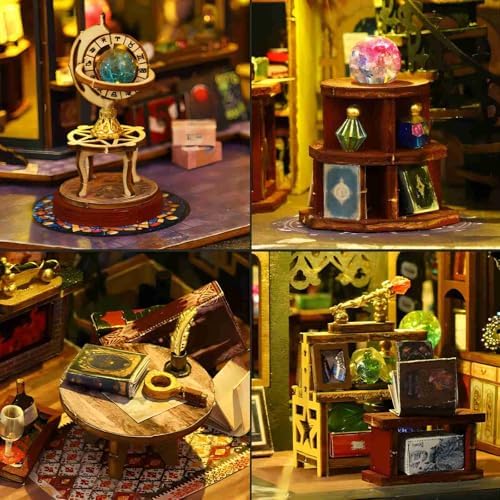 OZJAY Miniature House Kit for Adults, Mini House Kit with LED - Image 5