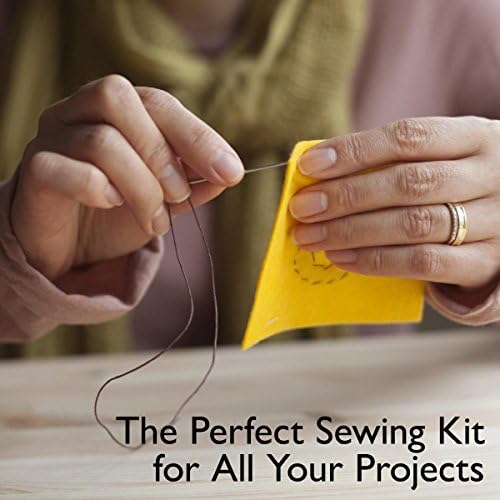 CraftLab Sewing Kits Best Mini Travel Sewing Kit - Portable Emergency Set with Needles, Thread, Scissors + Ebook - Image 7
